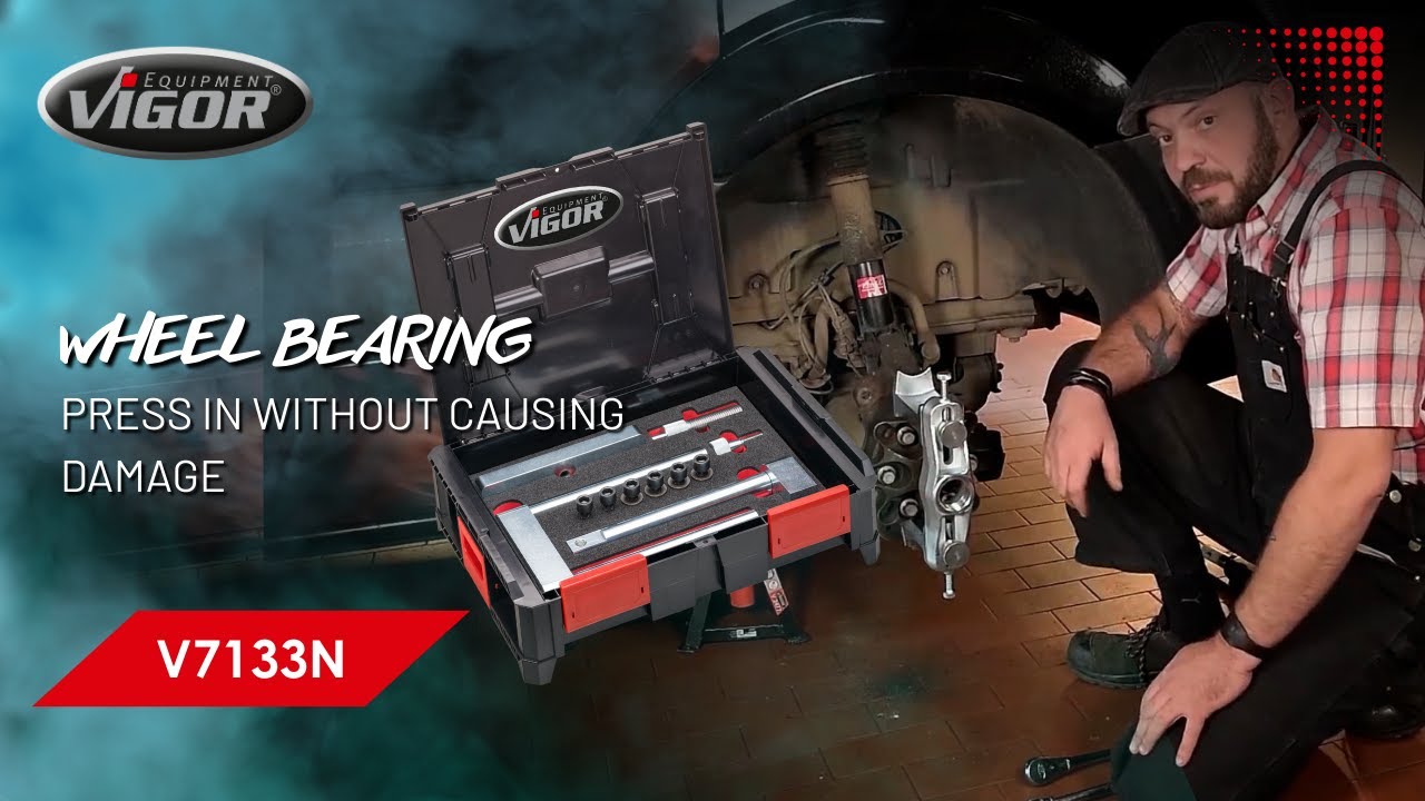 VIGOR wheel bearing tool kit for rear-wheel drive vans