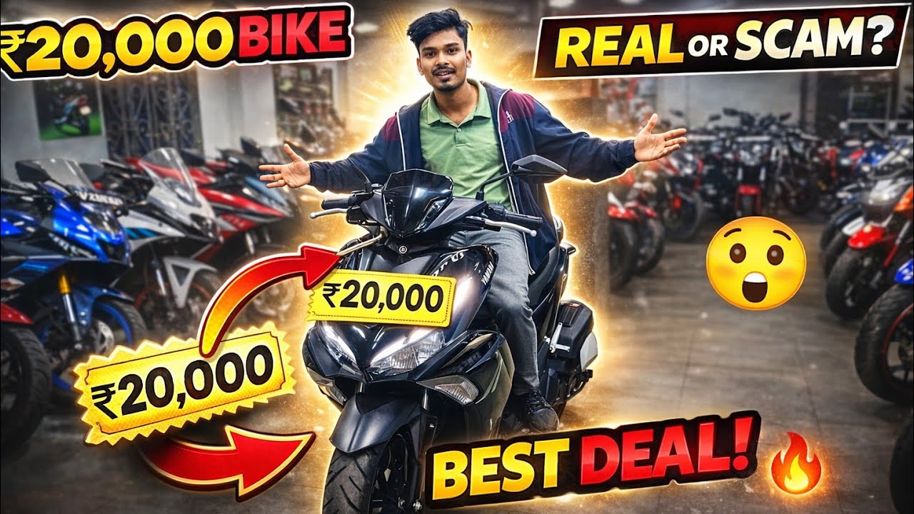 Cheapest Second Hand Bike in Kolkata 😱 | ₹20,000 Budget | Full Market Tour