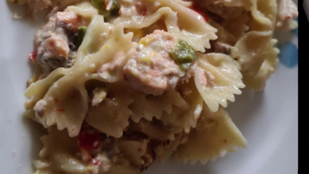 recettes cookeo pâtes aux saumon