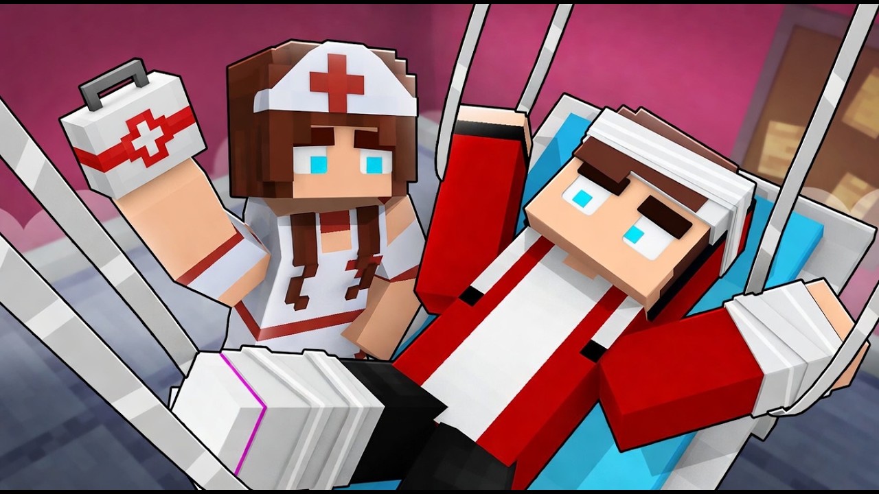 MAIZEN JJ's Sister Became a Nurse!  - Minecraft Animation JJ & Mikey
