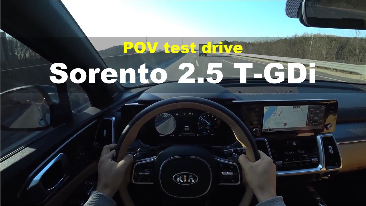 2021 KIA Sorento 2.5 T-GDi POV test drive