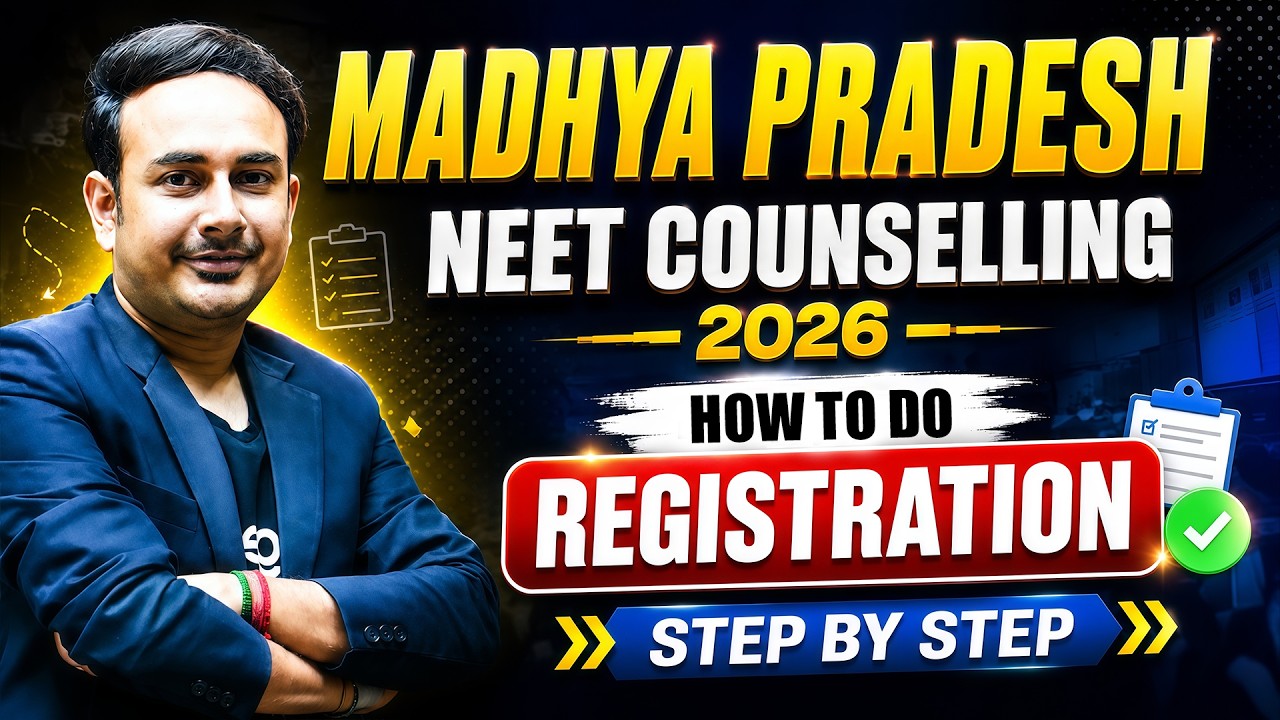 Madhya Pradesh NEET Counselling Registration 2026 | Step by Step Process | #reneet2026 #mpneet