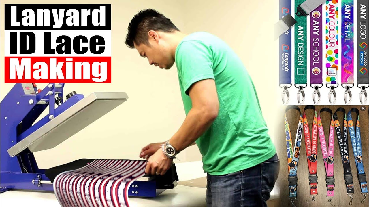 ID Lace Making || Sublimation Lanyard ID Lace // আইডি ফিতা তৈরী