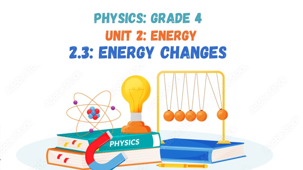 2.3: ENERGY CHANGES