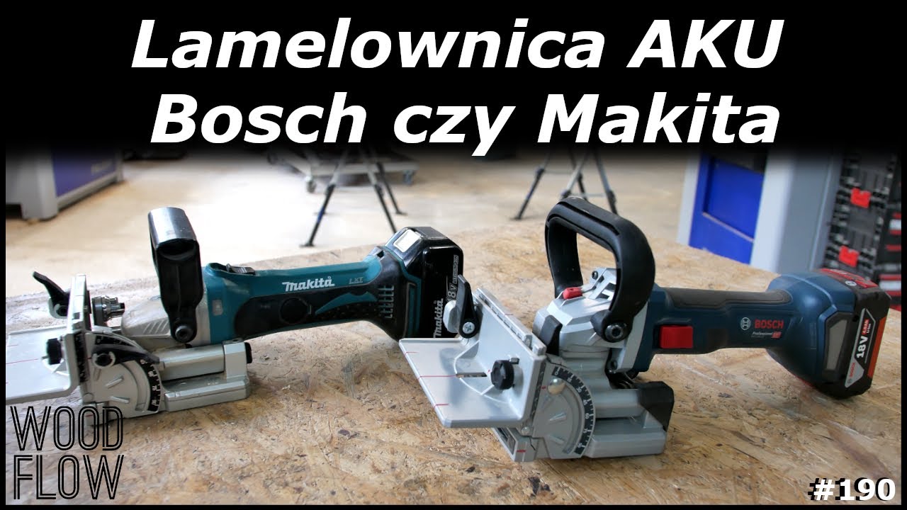 Lamelownica Bosch GFF 18V-22 i Makita DPJ180Z - którą wolę używać | Frezarka Nutowa | Lamelki