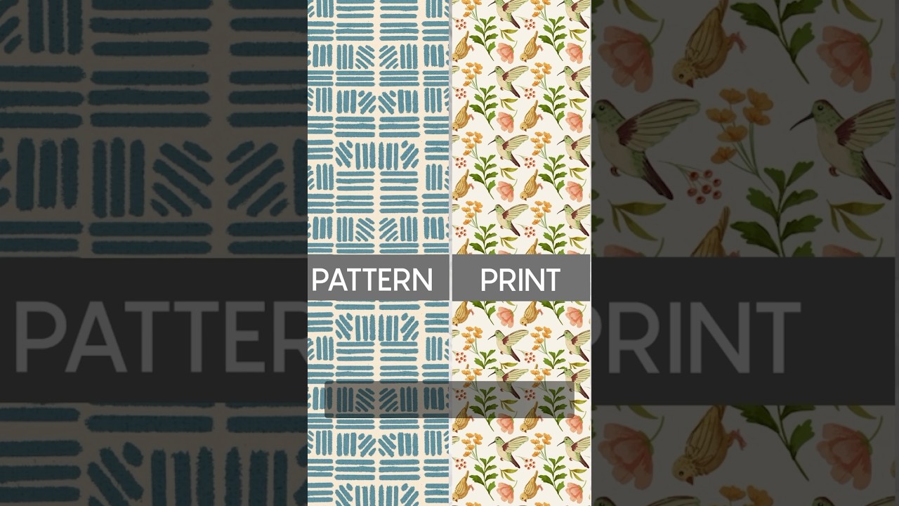 PRINT Vs. PATTERN: Know the difference 👆 
