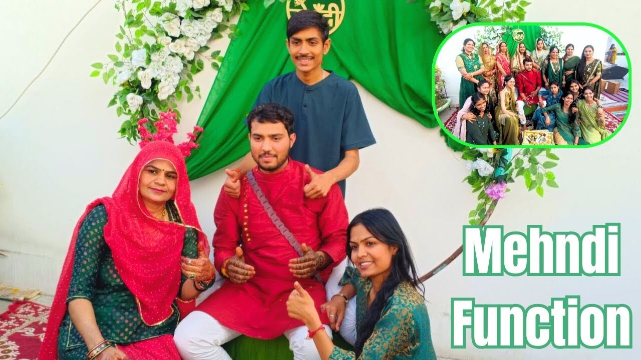 Mehndi function 🤗 | Deepak rajput 