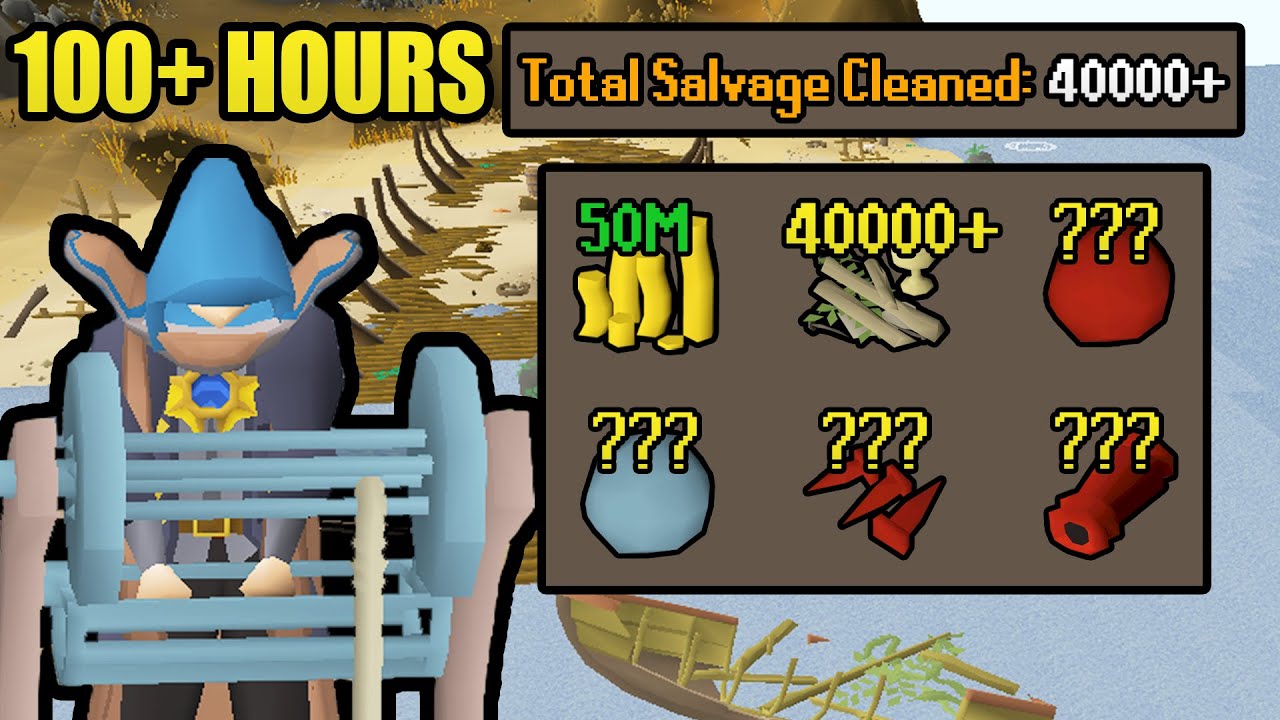 100+ Hours of Shipwreck Salvaging | UIM Collection Log Completionist (#66) [OSRS]