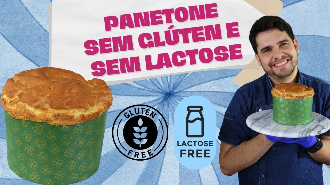 PANETONE SEM GLÚTEN E SEM LACTOSE MARAVILHOSO QUE DESFIA - Aula e Receita Direta