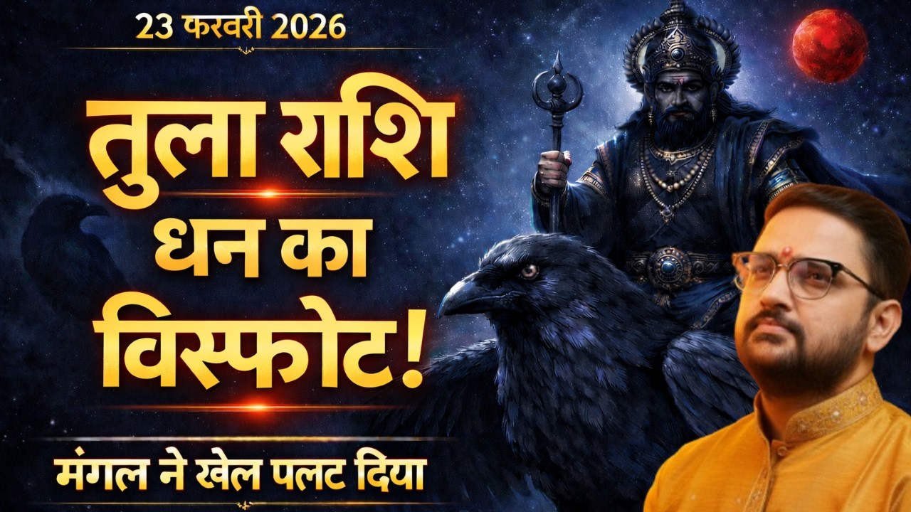 Tula Rashi | 23 Feb 2026 मंगल कुंभ में प्रवेश | तुला राशि का धन योग जागा! | Libra | Acharya Mukti