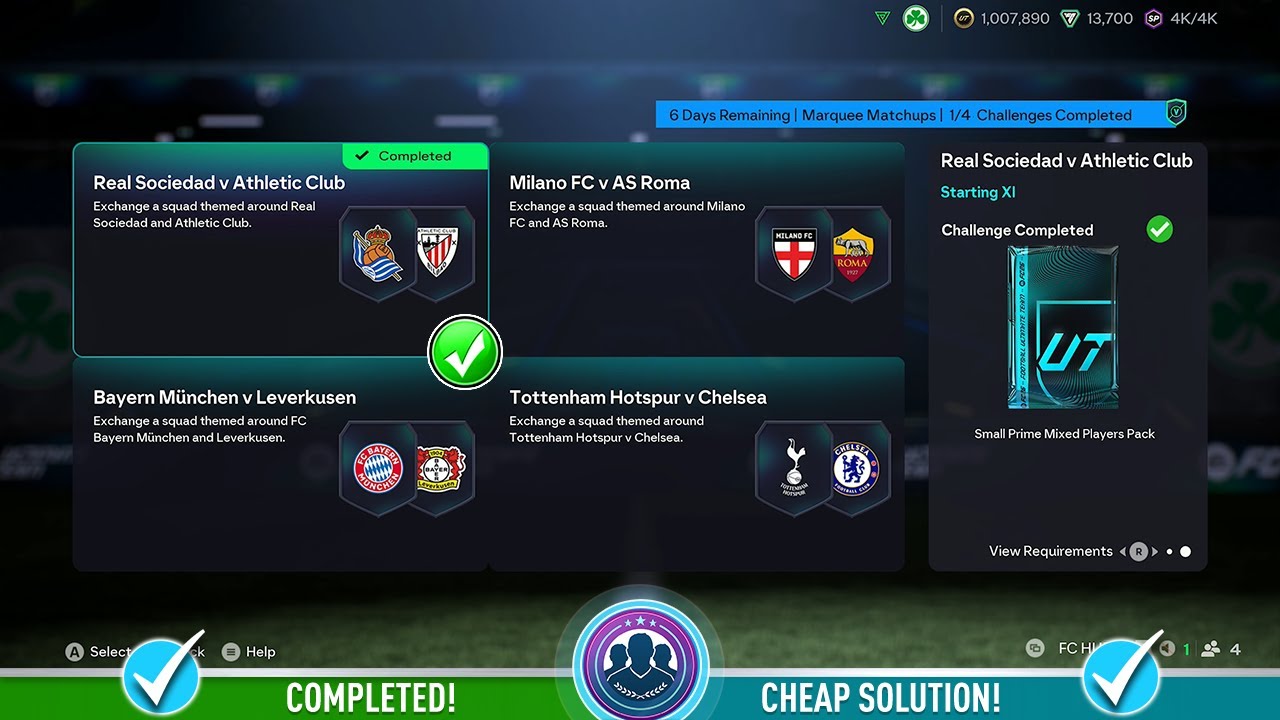Матчи FC 26 Marquee: Real Sociedad против Athletic Club SBC &mdash; недорогое решение и советы