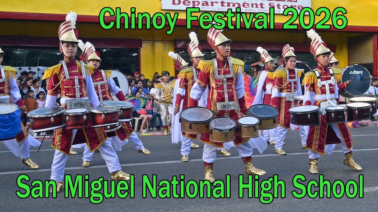 San MIguel National High School Drum and Lyre Chinoy Festival 2026 #puertoprincesacity