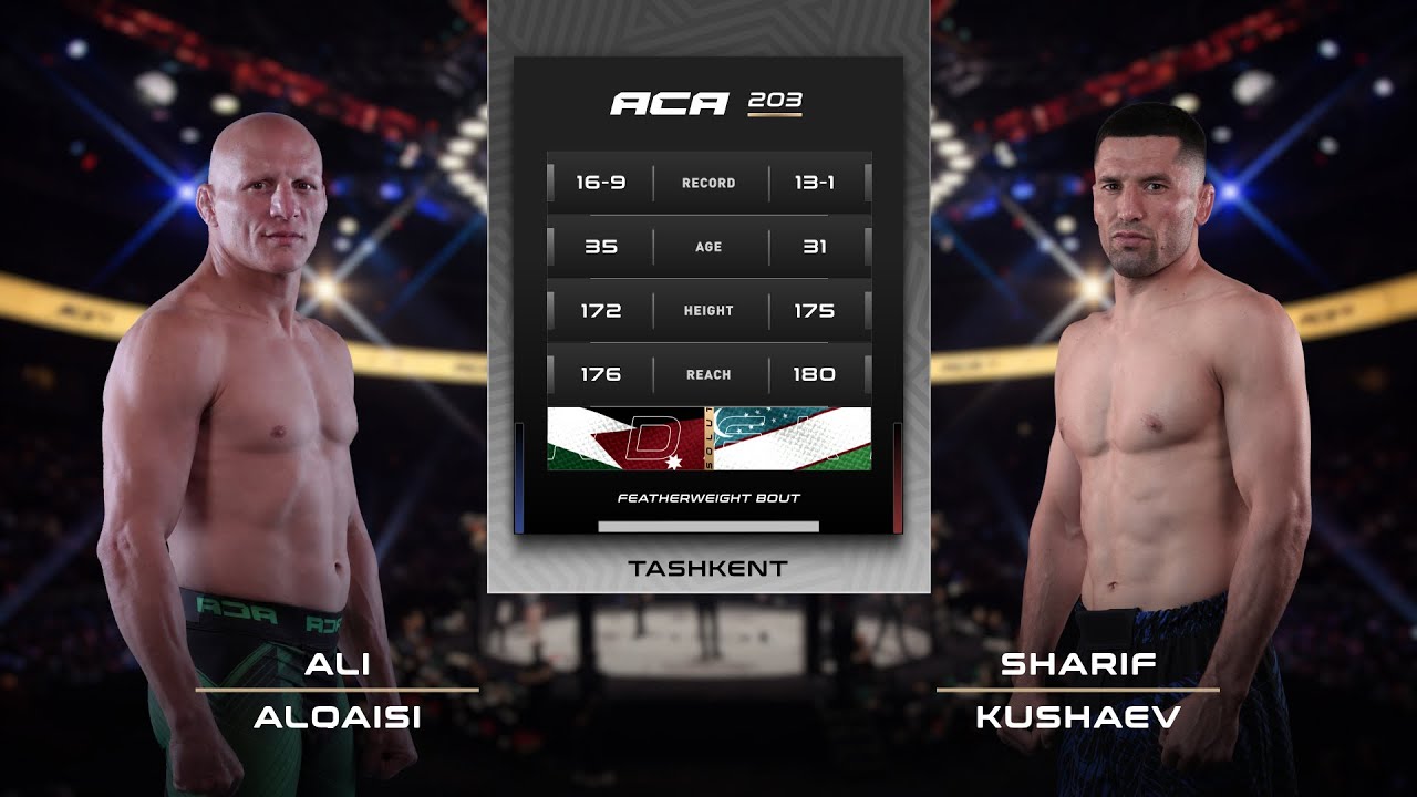 Али АльКаиси vs. Шариф Кушаев | Ali AlQaisi vs. Sharif Kushaev | ACA 203