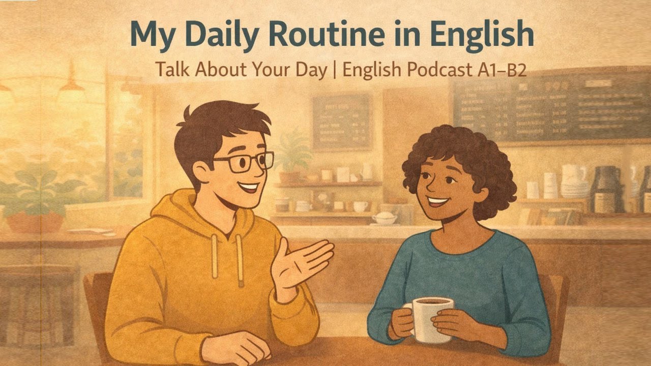My Daily Routine in English | Talk About Your Day | English Podcast A1–B2