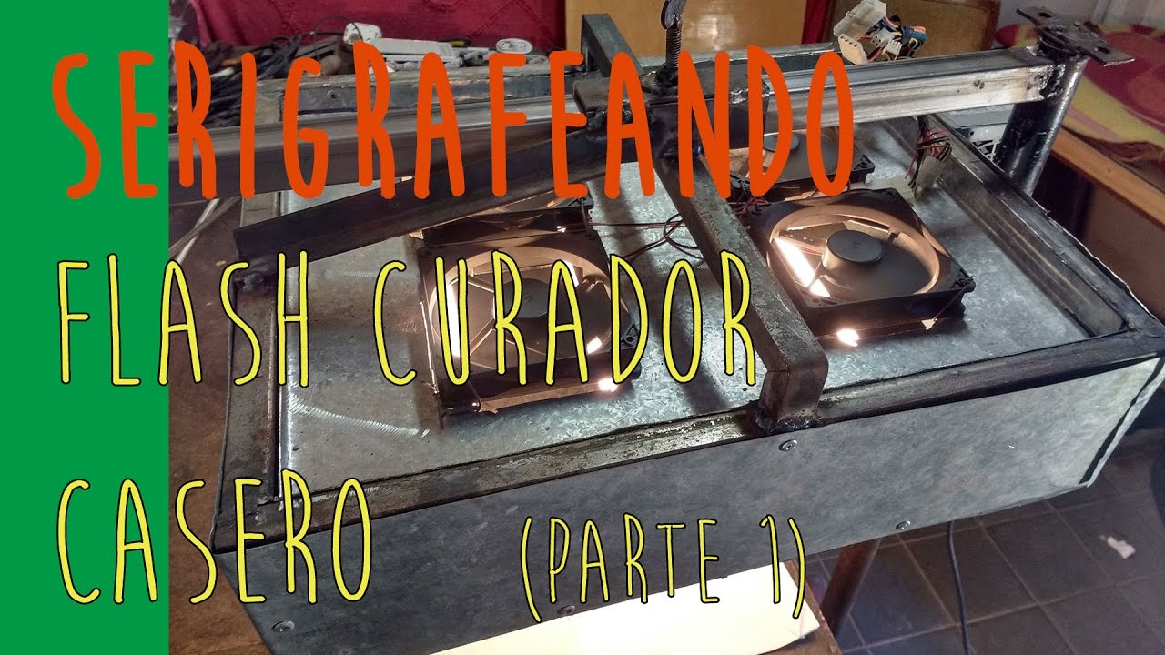 Flash de curado Casero (tintas - serigrafia) Parte 01