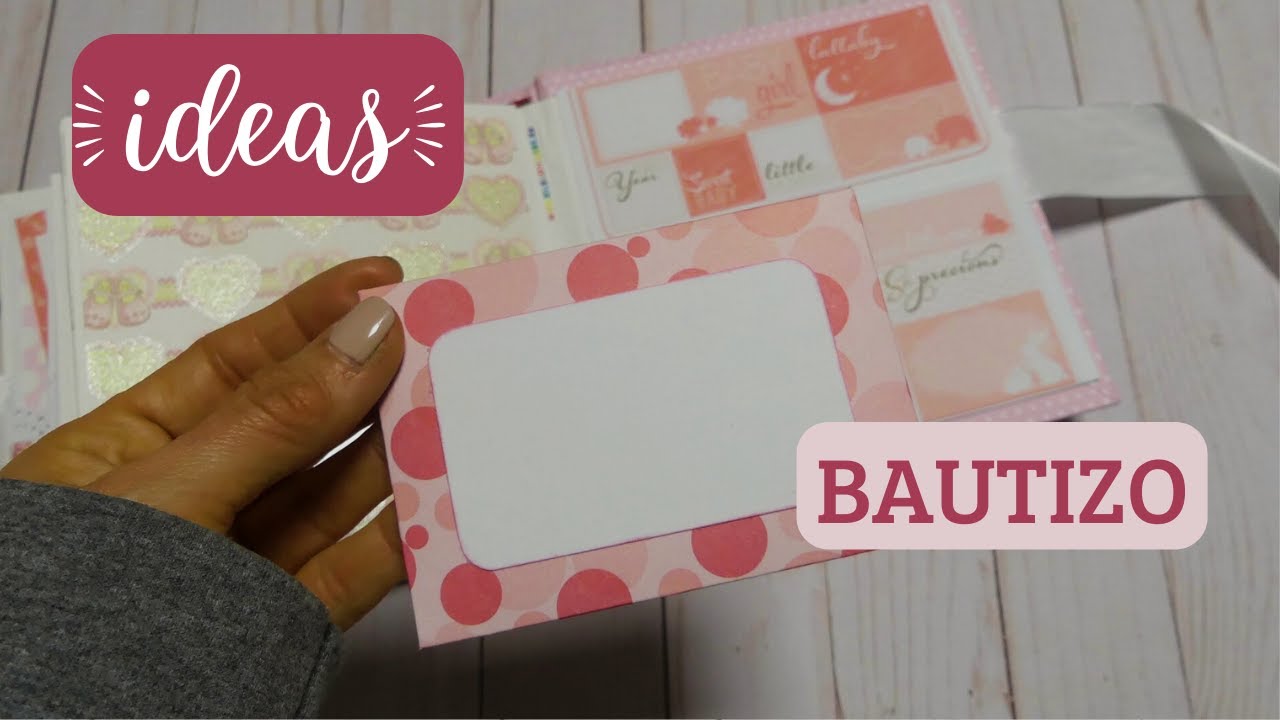 Álbum de Scrapbooking para Bautizo: Ideas y Tutorial del Interior