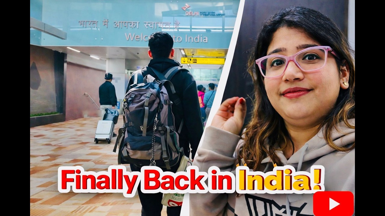 Finally Back in India 🇮🇳 | Emotional Homecoming After Months Away