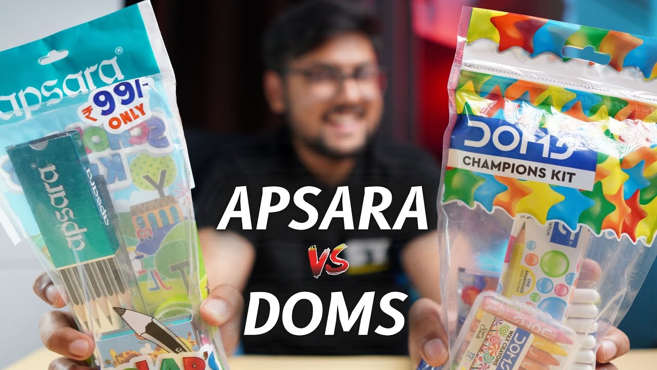 Best kit in Rs 99/- | Apsara Scholar's Kit Vs Doms Champion's kit | Stationery Kits for Students 🔥🔥