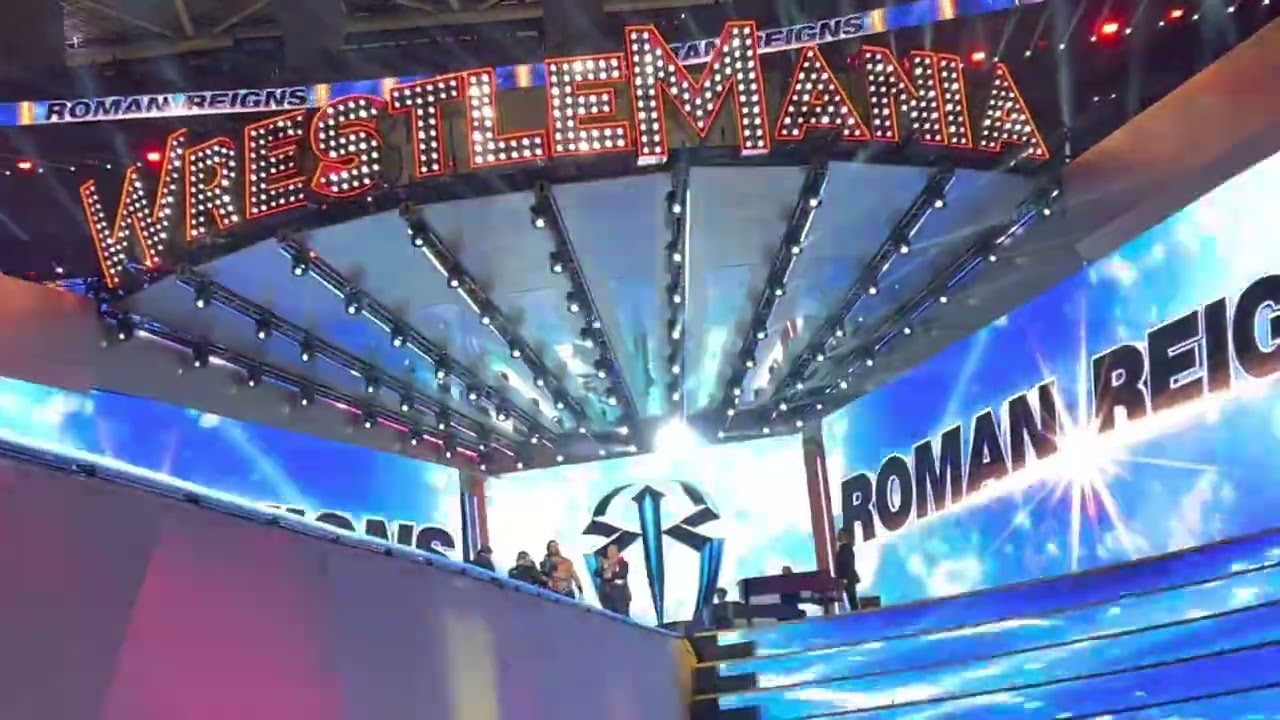 Wrestlemania 39 Roman Reigns Entrance Crowd Reaction