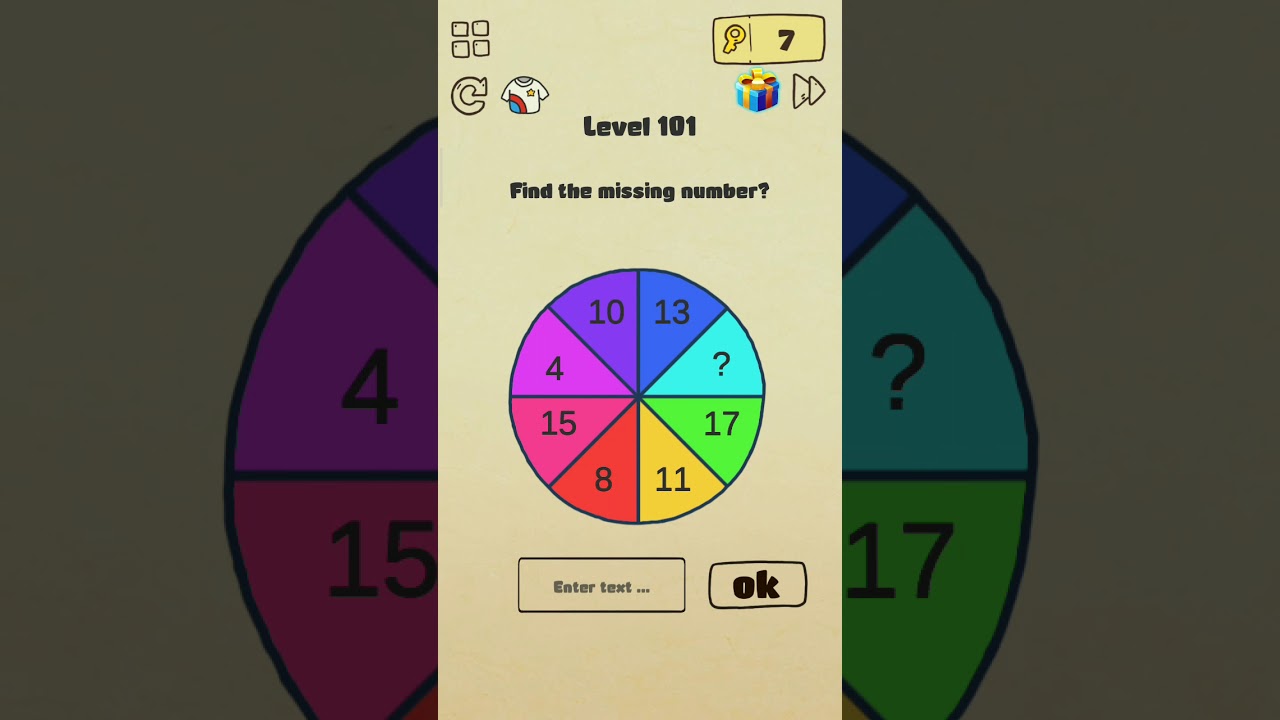 Brain crazy level 101 Gameplay Solution
