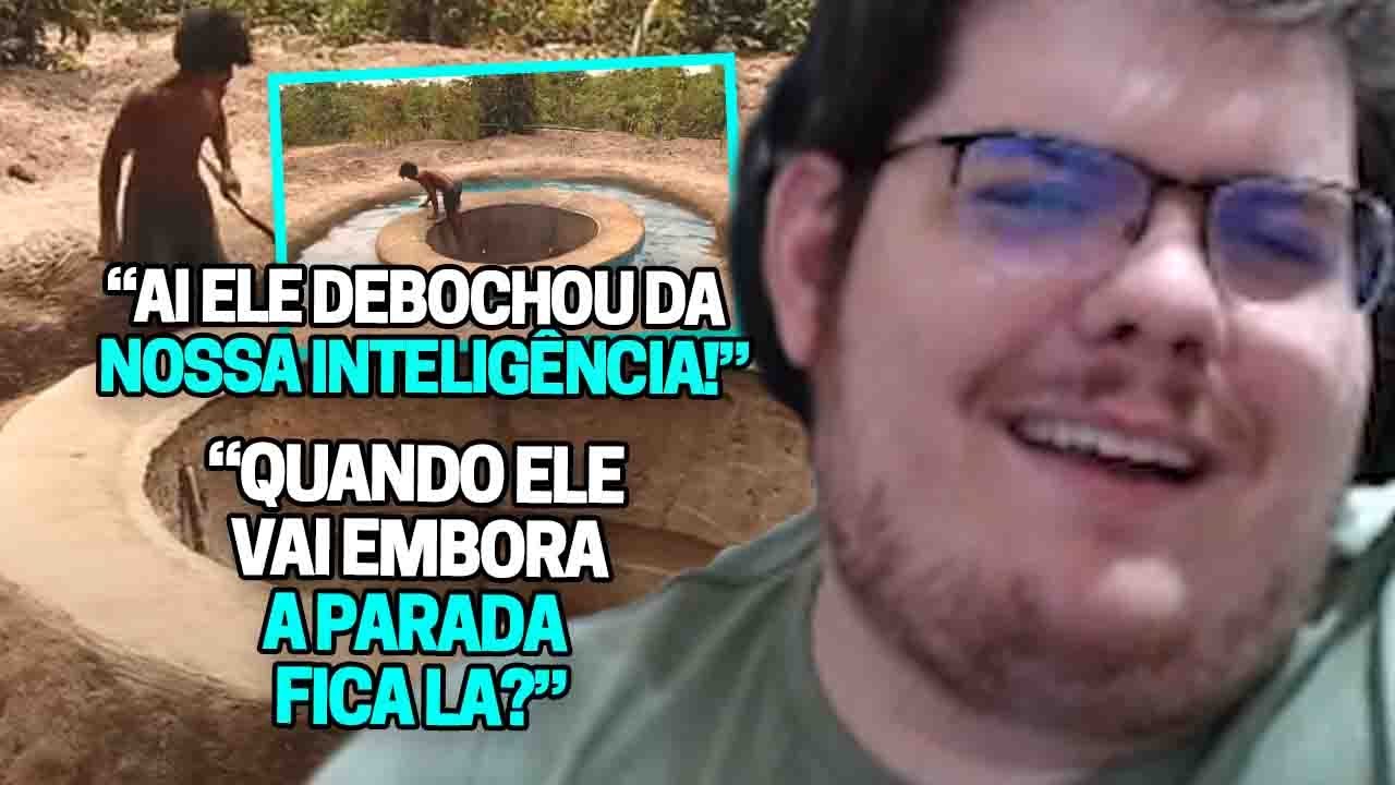 CASIMIRO REAGE: CONSTRUINDO UMA CASA SUBTERRÂNEA NO MEIO DO NADA | Cortes do Casimito