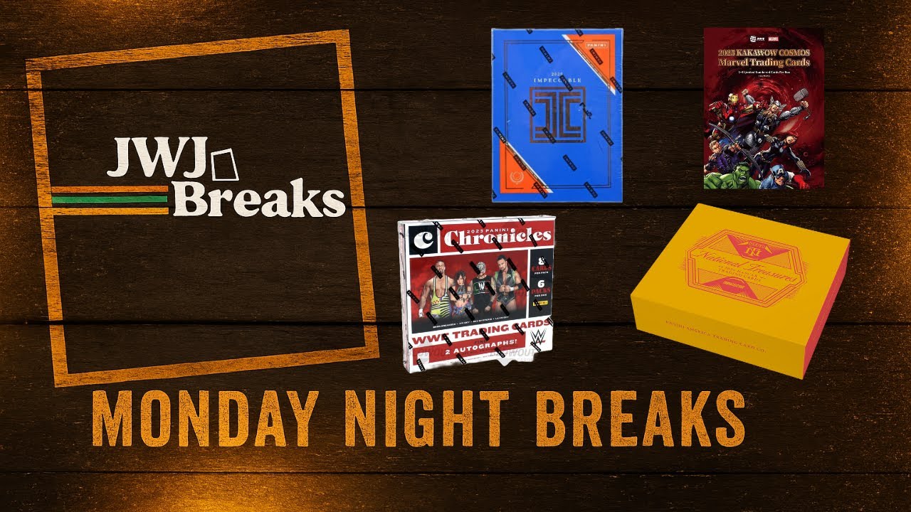 2/9 Monday Night Live and Fun with JWJ!  WWE, Baseball, Racing, and Marvel!!