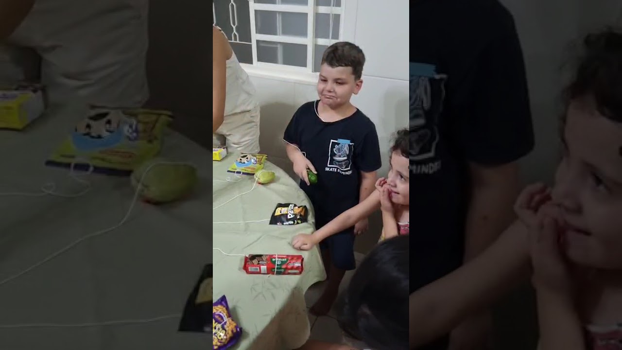 Brincadeira em família de final do ano de 2025.