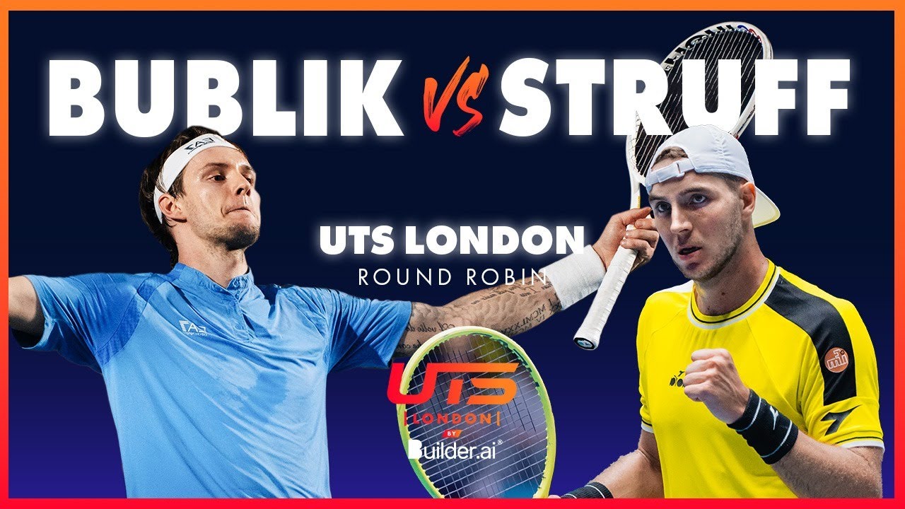 The Bublik Enemy Alexander Bublik vs The Thunder Jan-Lennard Struff | UTS London by Builder.ai 2024