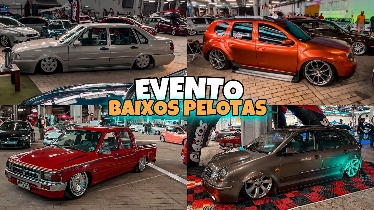 SE LIGA COMO ESTAVA O EVENTO BAIXOS PELOTAS 11 , MUITO CARRO BAIXO , SOM E TURBO 🔥