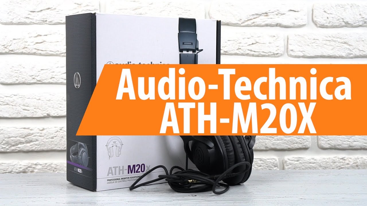 Распаковка AUDIO-TECHNICA ATH-M20X / Unboxing AUDIO-TECHNICA ATH-M20X