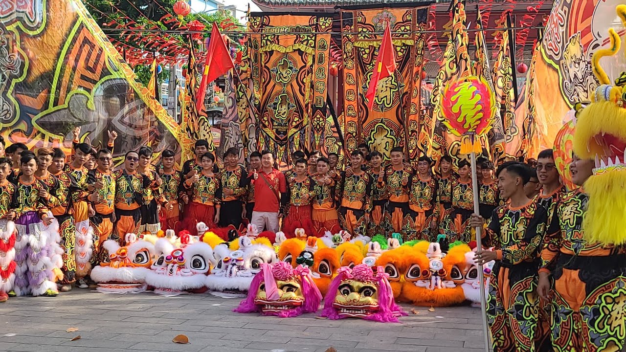 Đoàn Việt Nam Tế Nam Thể Dục Hội làm lễ KQĐN lần thứ 1 tại chùa Bà Bình Dương - Múa Lân 2026