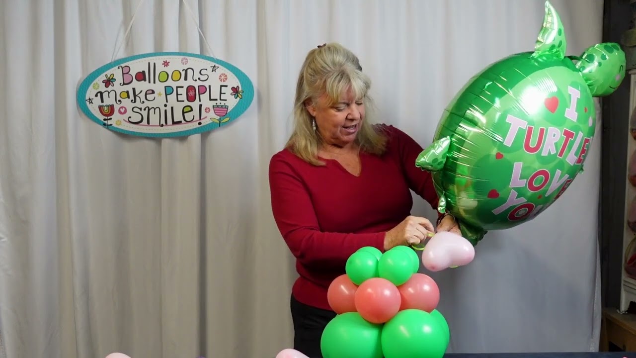 Mayflower Turtley Love You Balloon Arrangement
