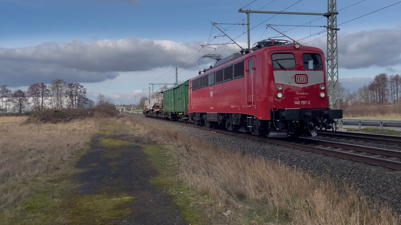Zugverkehr an der Main-Weser-Bahn in Karben