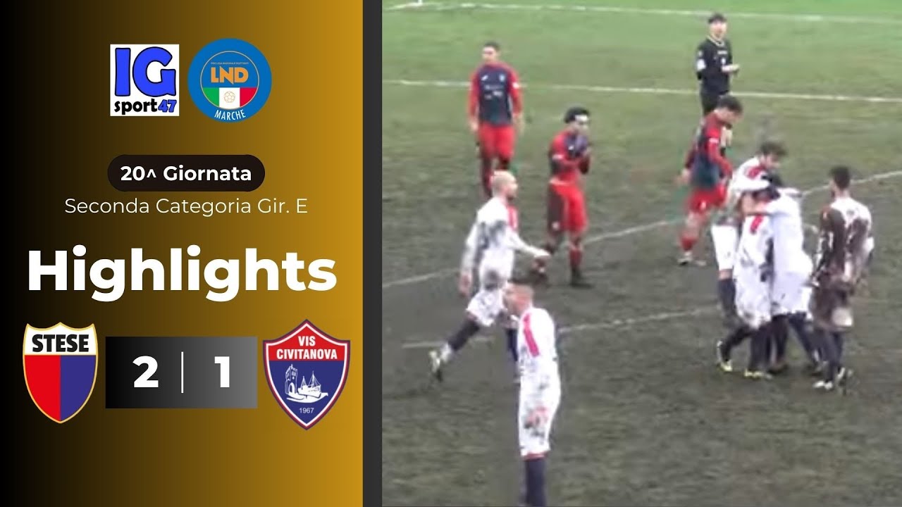 Stese-Vis Civitanova 2-1 (Seconda Categoria Girone E)