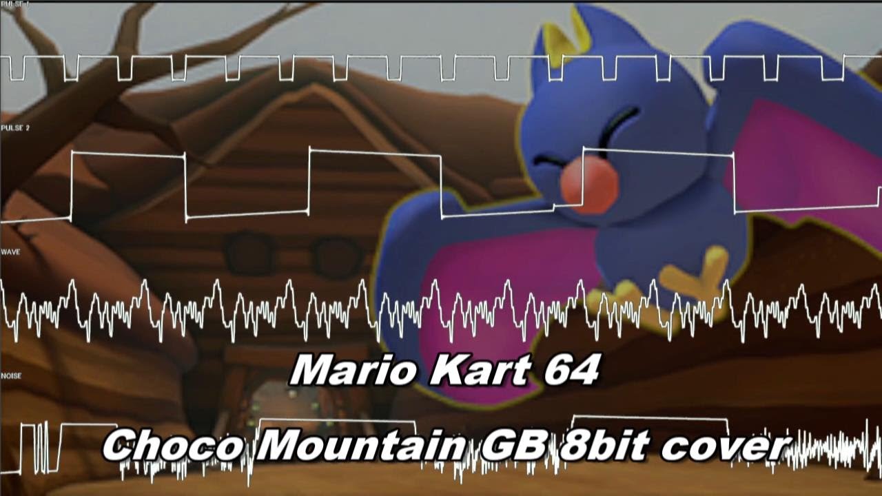 [LSDj] N64 Choco Mountain - Mario Kart 8DX GB 8bit cover