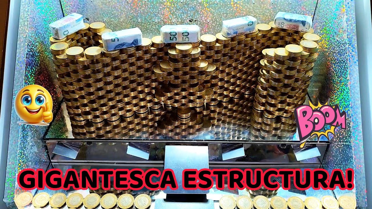 Nos picamos TIRANDO Y GANANDO $$$!!!😱🤑🔥💰 MAQUINA EMPUJAMONEDAS DE $10 #money #parati #coin #monedas
