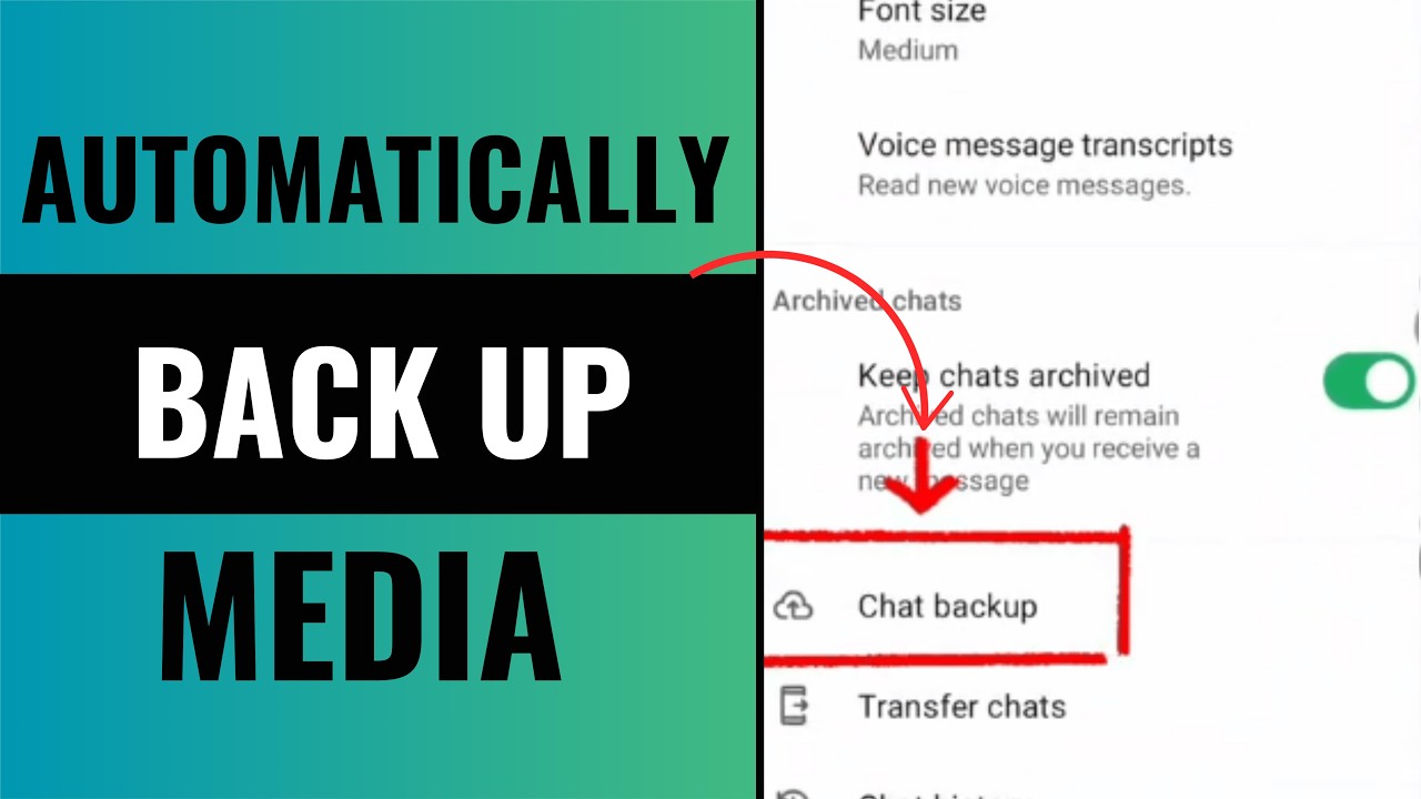 How to Automatically Back Up WhatsApp Media to Google Drive