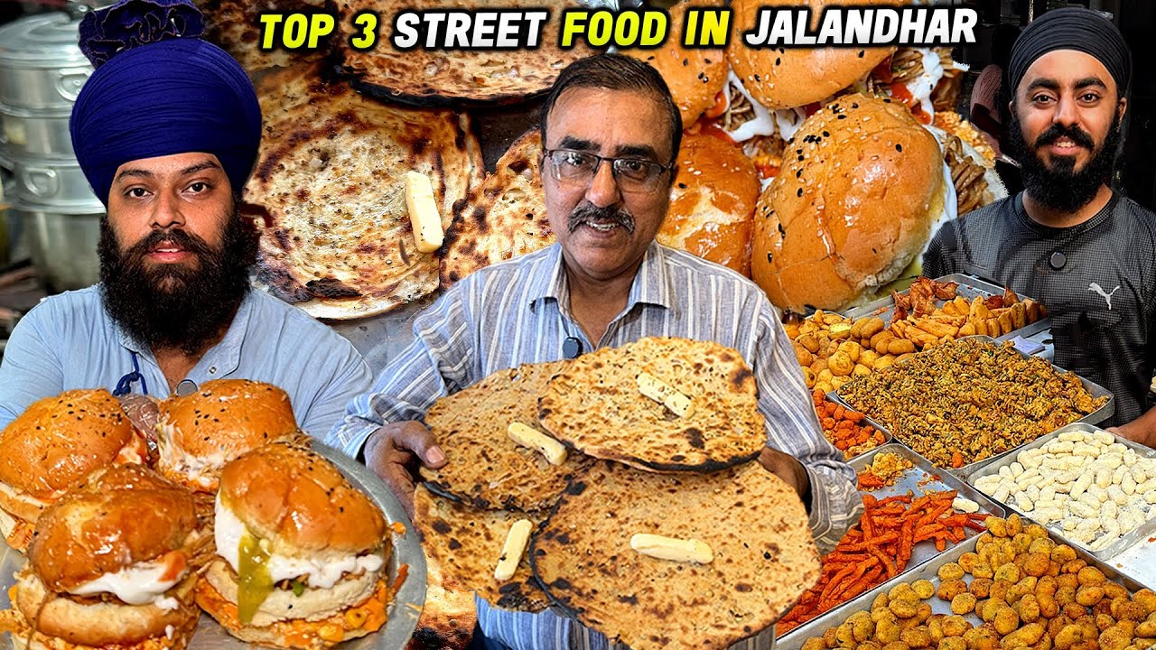 TOP 3 STREET FOOD IN JALANDHAR | Punjab Street Food | Street Food | Street Food India