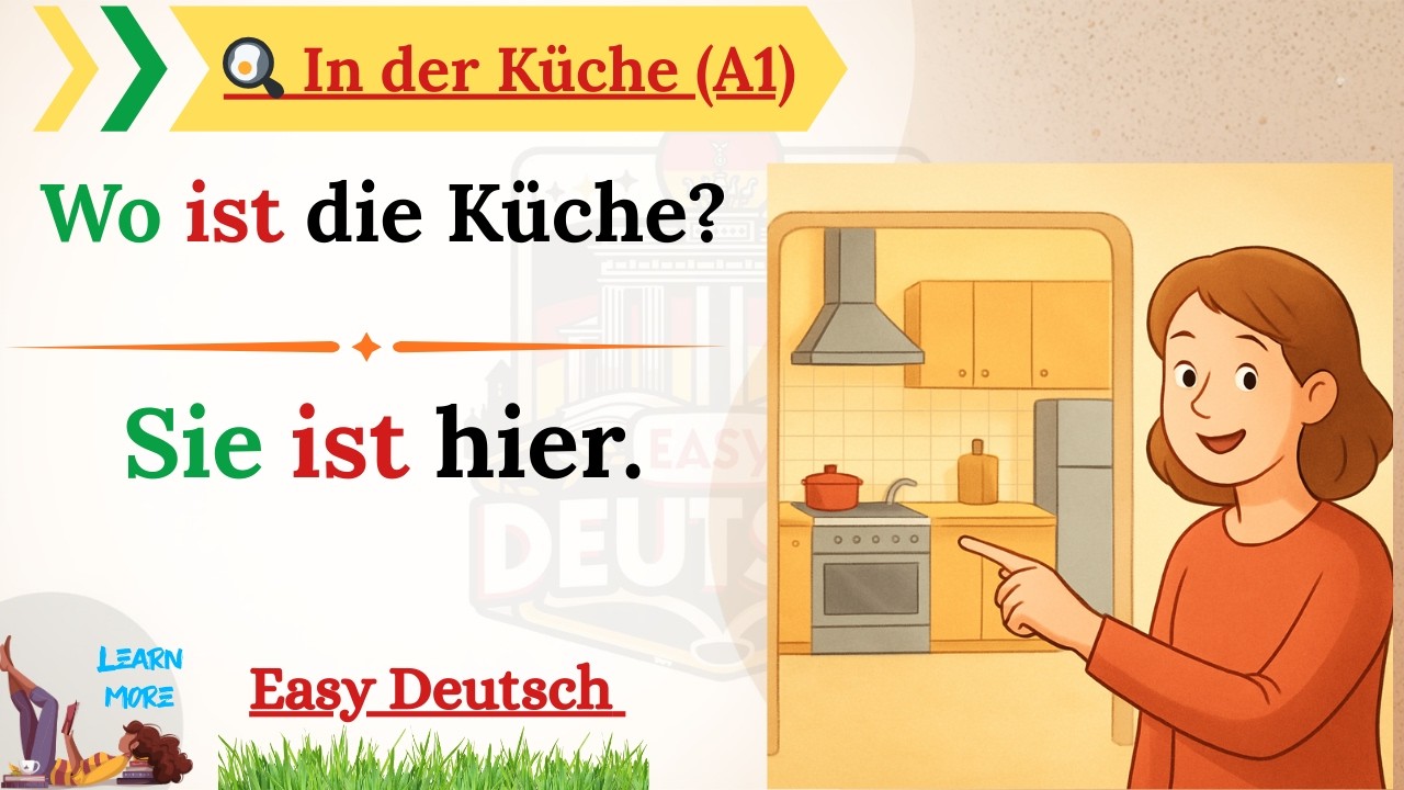 Einfache Deutsch-Sätze über Haushalt 🧽 | Frage & Antwort