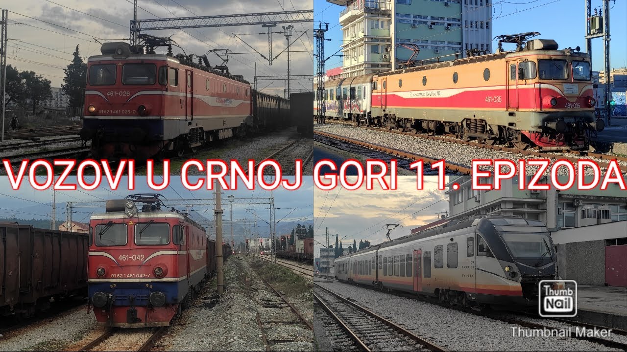 Vozovi u Crnoj Gori 11. dio (Podgorica) / Trains in Montenegro (11th part)