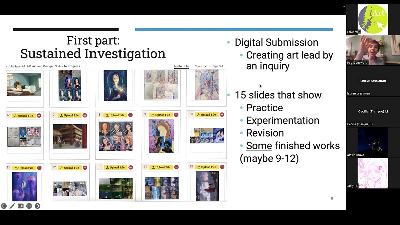 iArt Institute AP Art and Design Portfolio Scoring Workshop (2024)