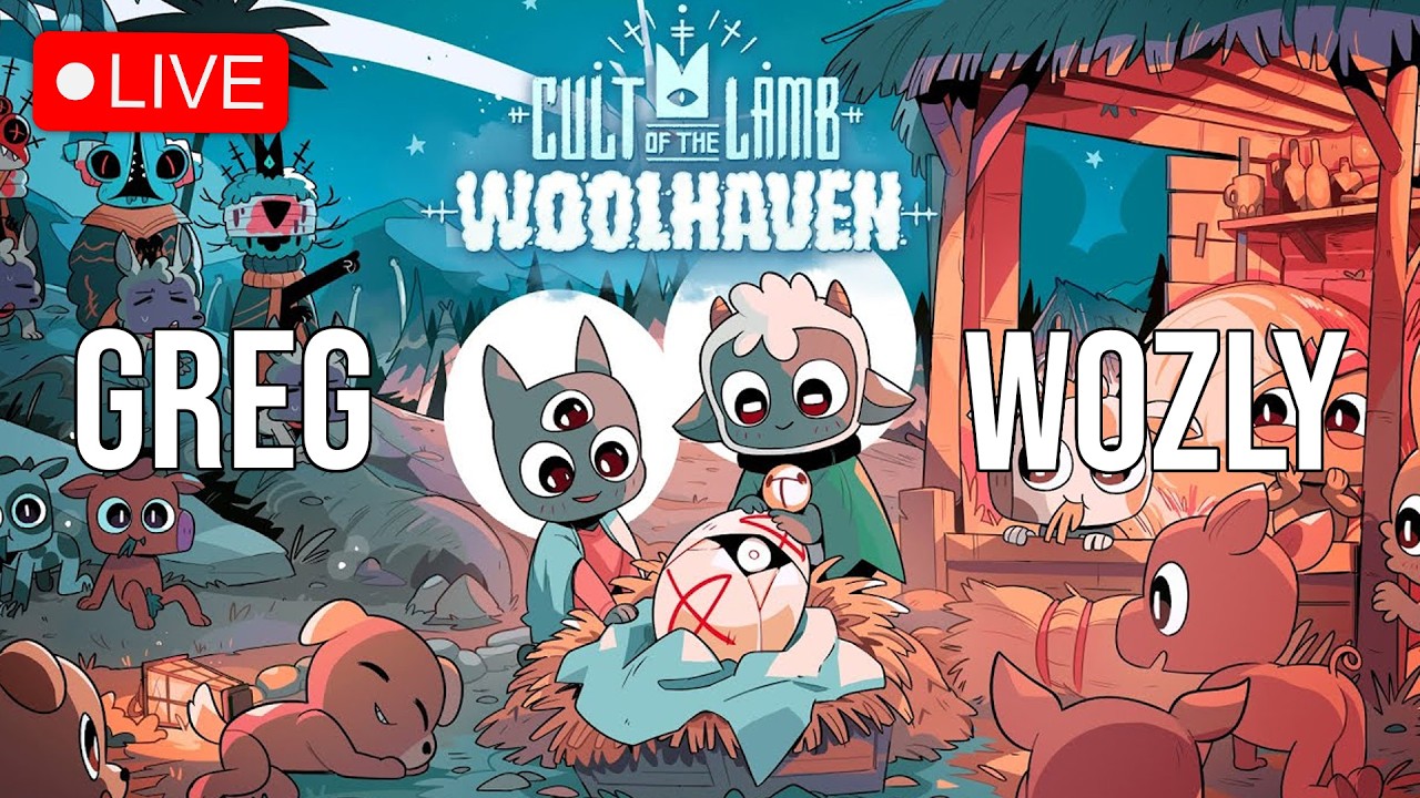 🔴Starting a Cult with Greg - Cult of the Lamb: Woolhaven 🔴 !outfits