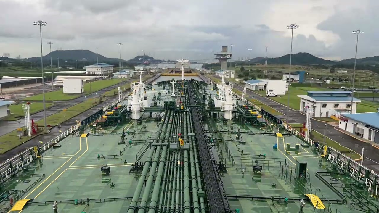 East coast to west coast#travel #panama #panamacanal #transit #engineering #seaman #followme #ship 