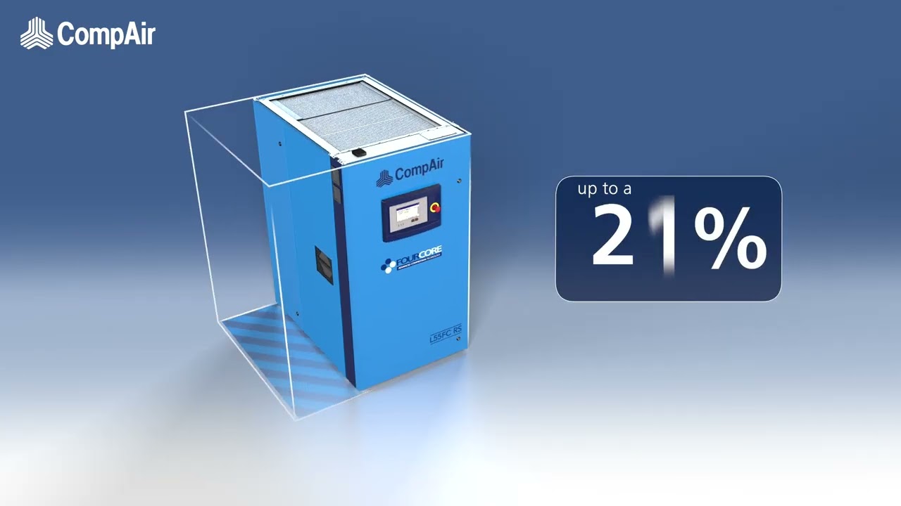 45&ndash;55kW Single & Two-Stage Fixed & Regulated Speed Compressors | CompAir L-Series Innovation