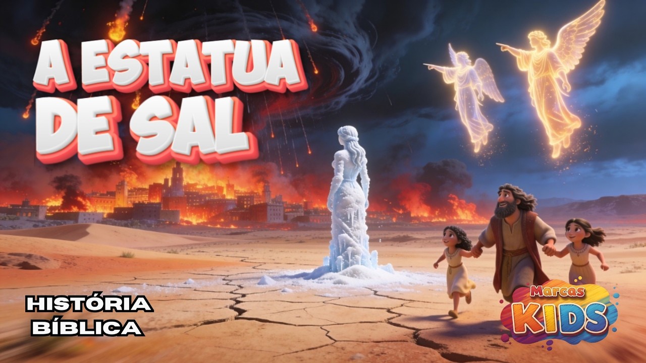 A ESTATUA DE SAL | HISTÓRIA BÍBLICA INFANTIL