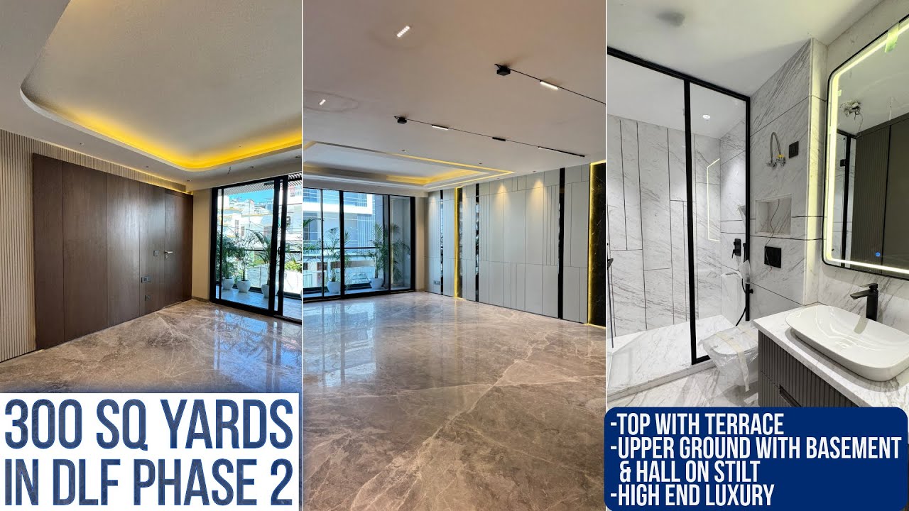 (No Brokerage)300 Sq Yards 4BHK with Terrace & Basement Luxury Builder Floor in Dlf Phase 2 Gurgaon