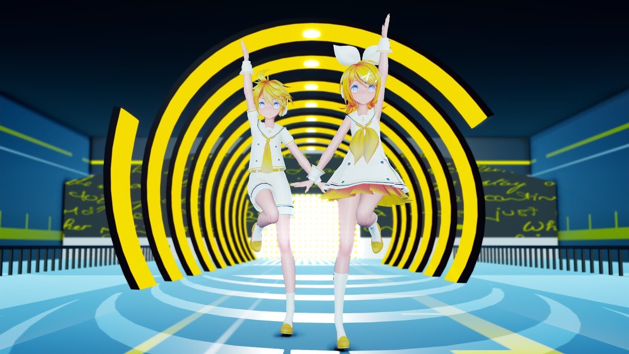 [MMD 4K] 18009 Sour Rin&Len Heart à la Mode / ハートアラモード ver.【96猫＆vip店長】[DL][RAY 1.3.1]
