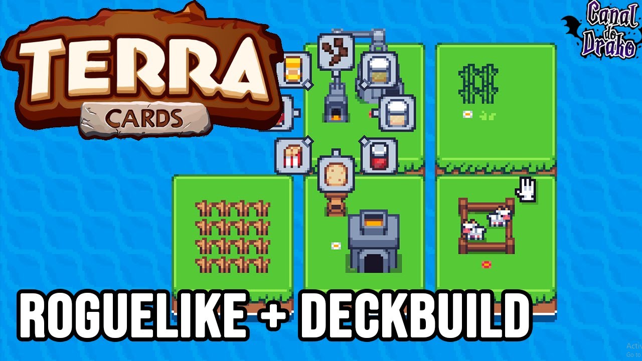 ROUGUELIKE de FAZENDINHA no ESTILO FOREGER - TERRA CARDS - Gameplay em Portugu&ecirc;s PT-BR