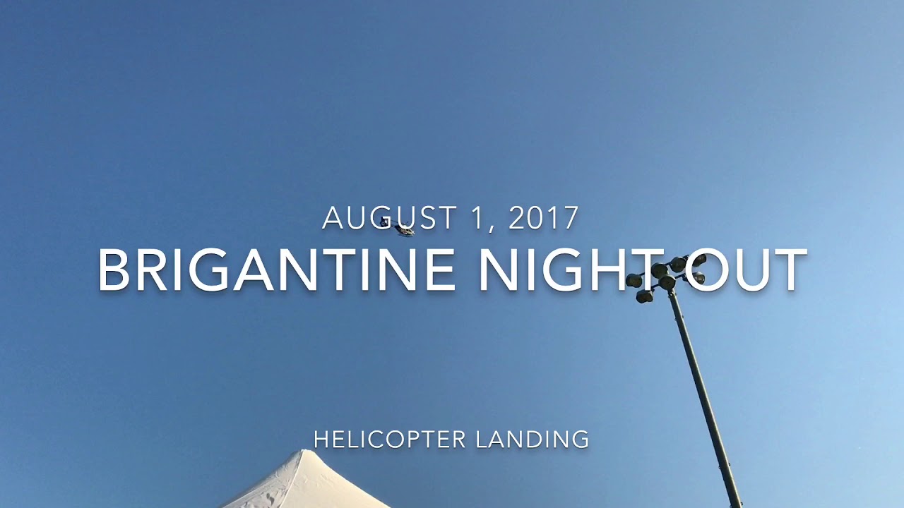 Brigantine Night Out Helicopter Landing