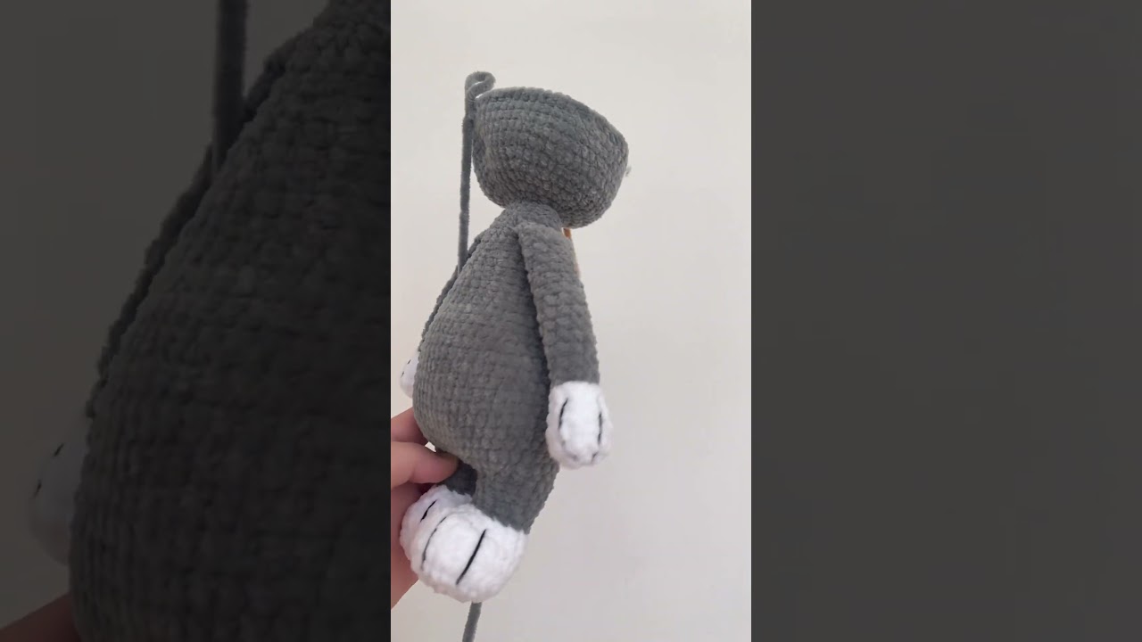 Tom and jerry,crochet animal tutorial for beginners,pişik toxumaq